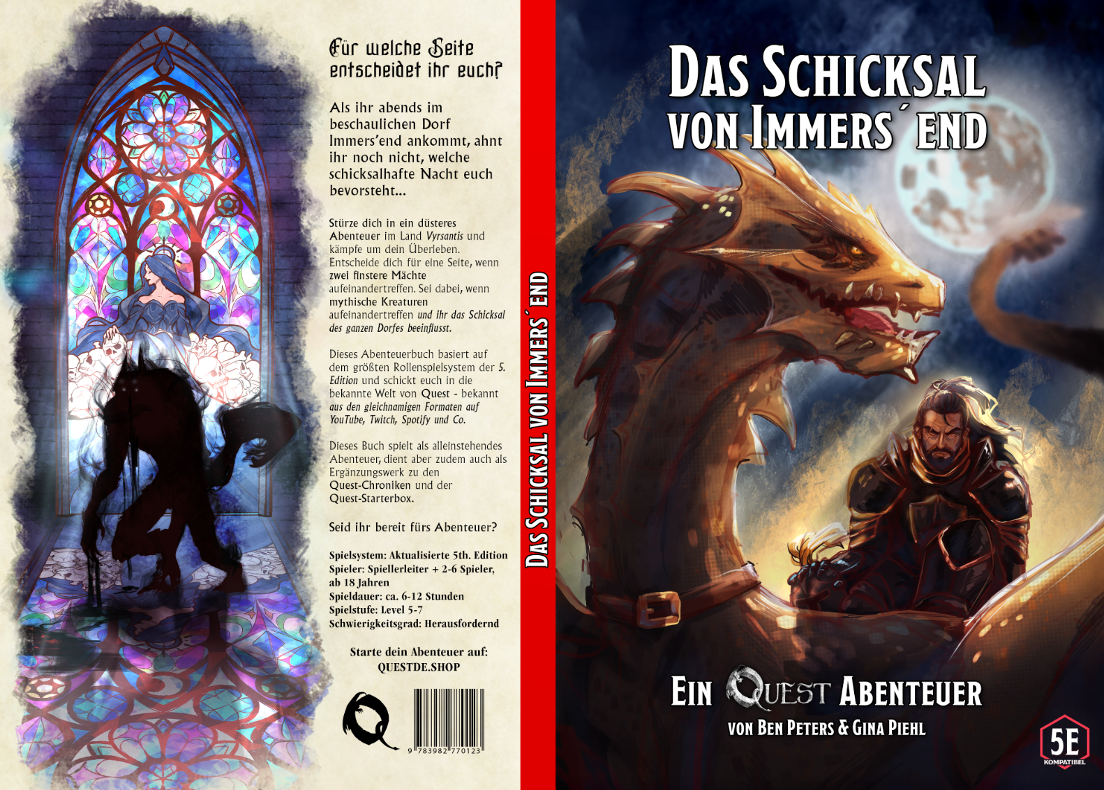 Das Schicksal von Immers´end | Quest Exklusiv | 5th Edition Abenteuerbuch