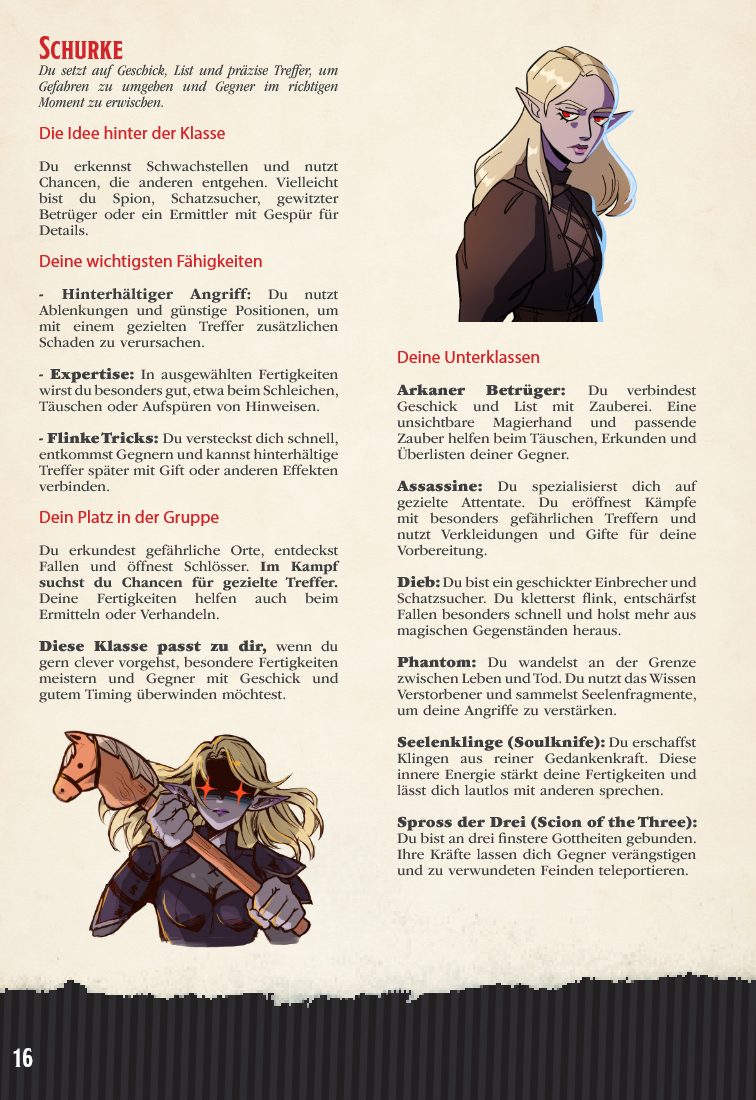 Diese D&D Klasse und Volk passt zu dir - Starter Guide | Kostenloser Download | Deutsch 5.5E