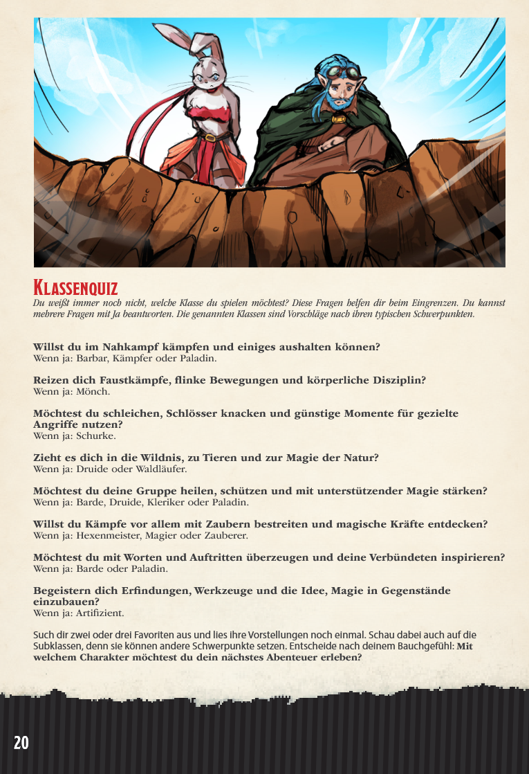 Diese D&D Klasse und Volk passt zu dir - Starter Guide | Kostenloser Download | Deutsch 5.5E