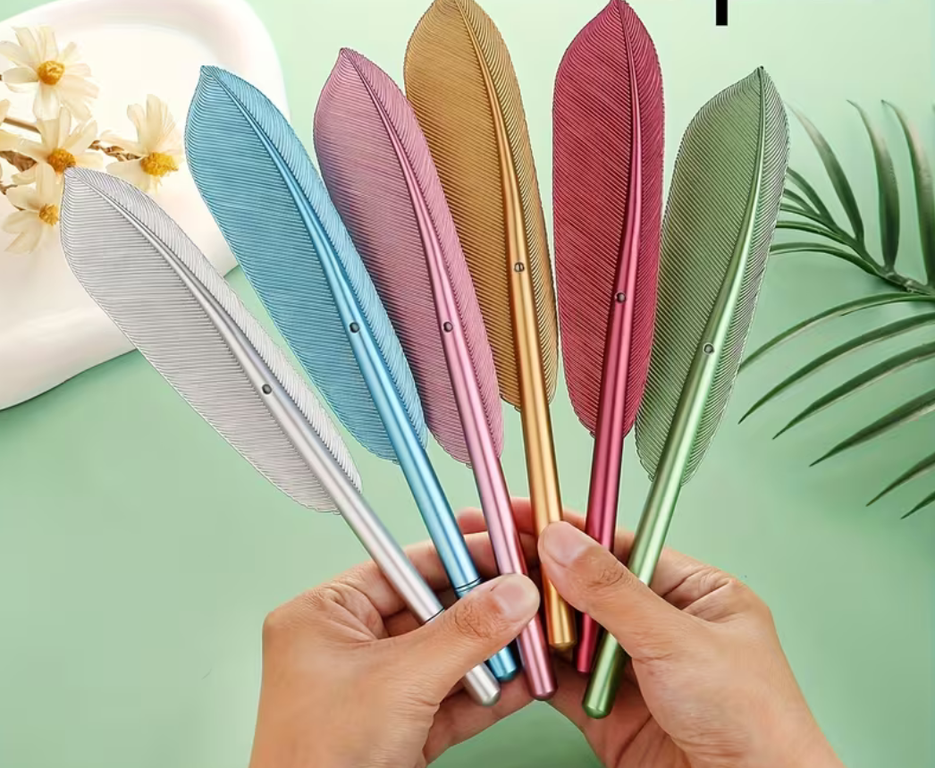 Feder Fantasy Gelstift | Kunstoff - Aluminium - Nachfüllbar