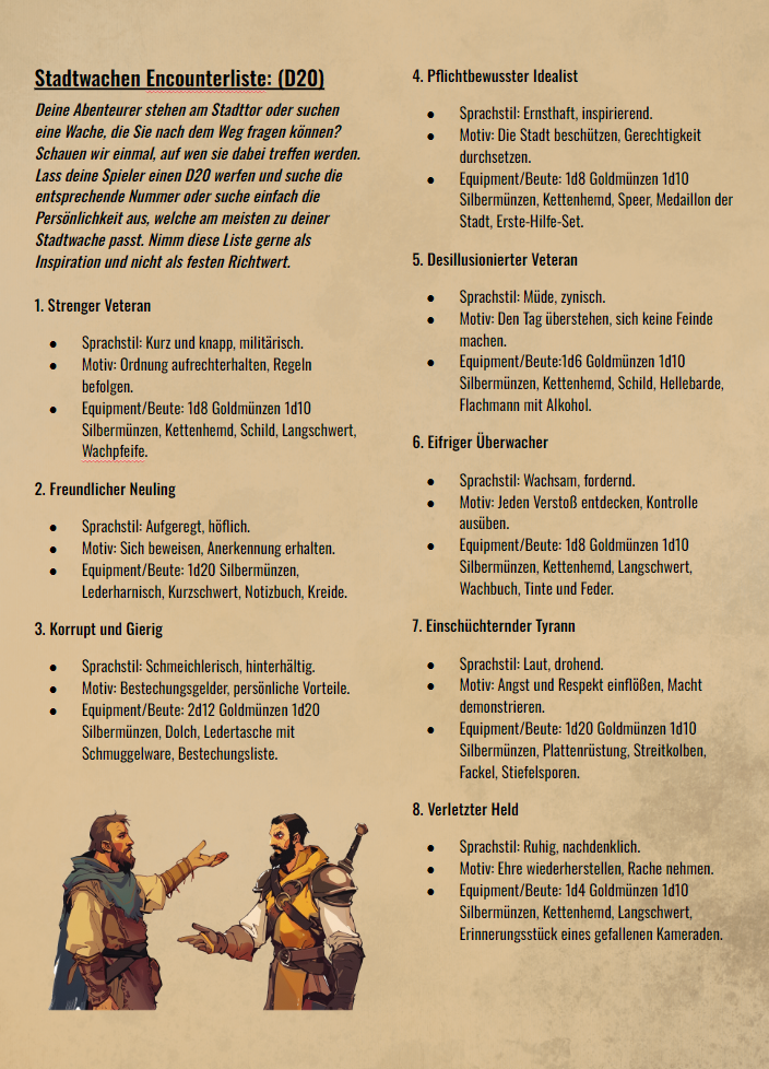 Stadtwachen Guide | Quest