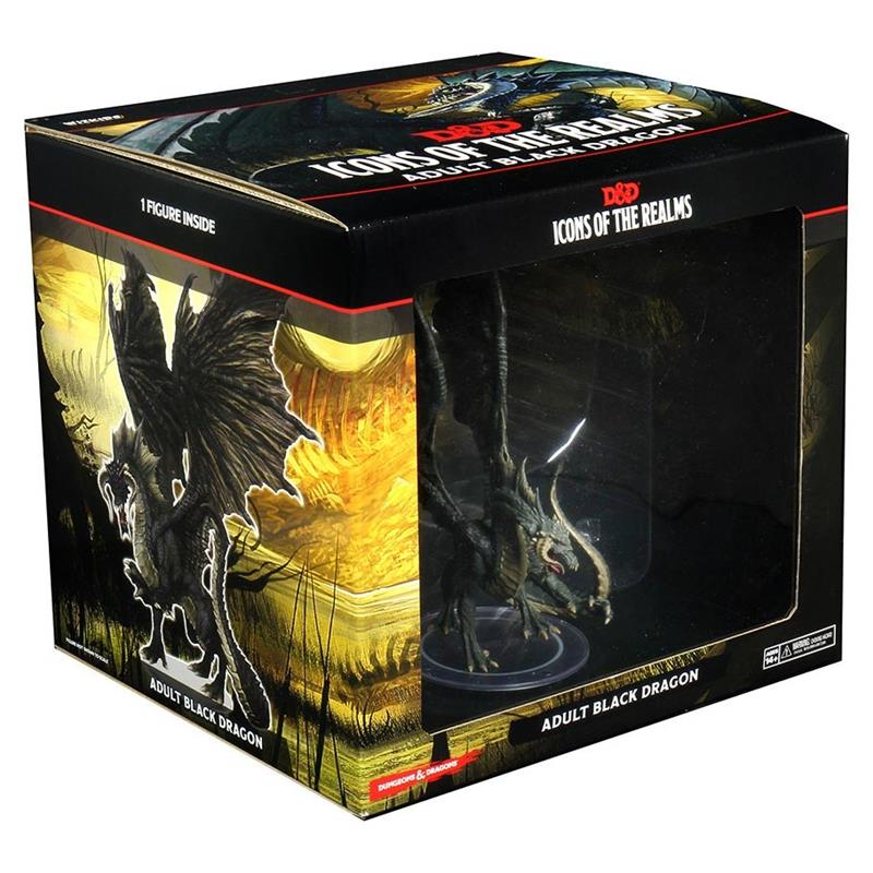D&D Icons of the Realms: Adult Black Dragon Premium Figure