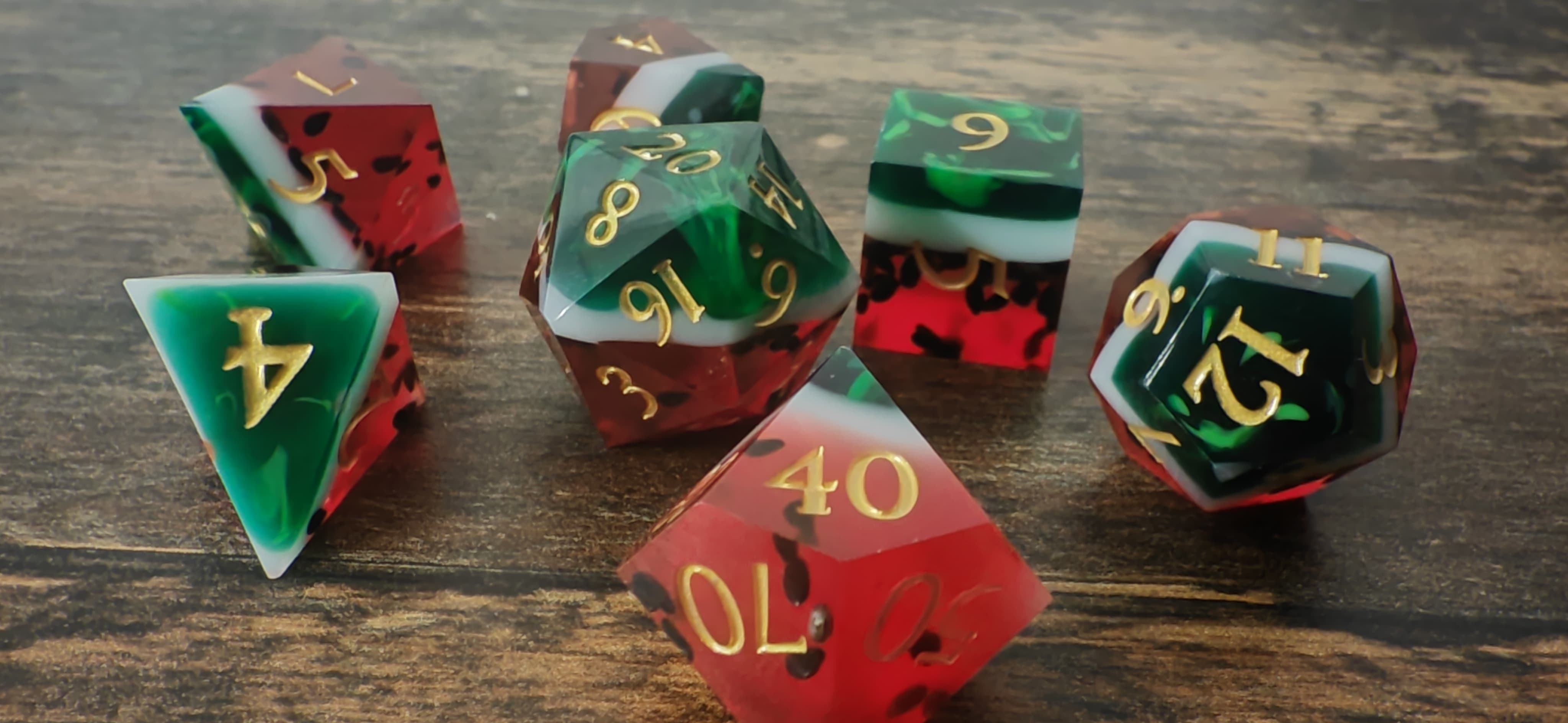 Tolle Melonen | 7-teiliges Würfelset