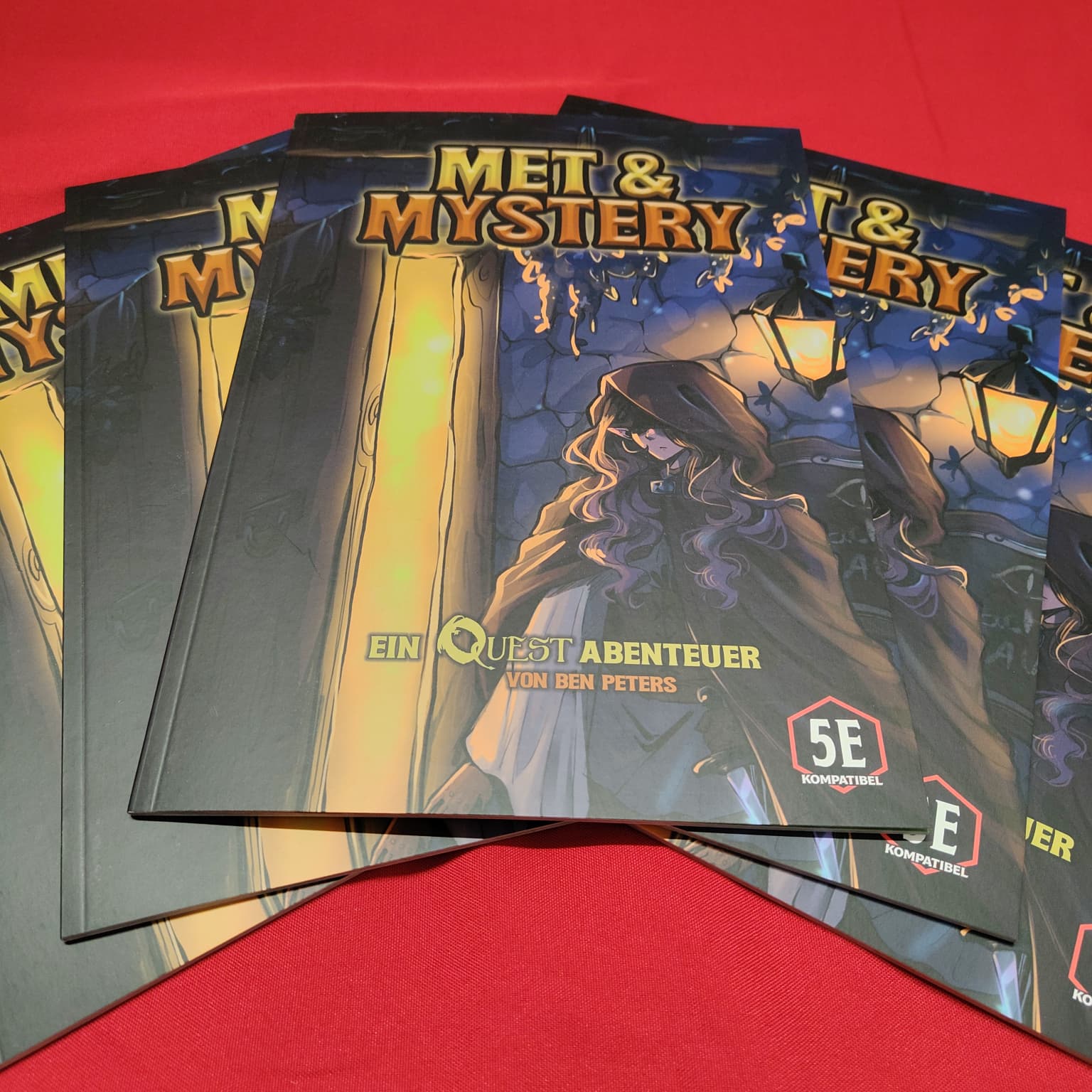 Met & Mystery | Murder Mystery x Escape Room Abenteuer Buch Softcover | 5E + DIN A3 Eventposter
