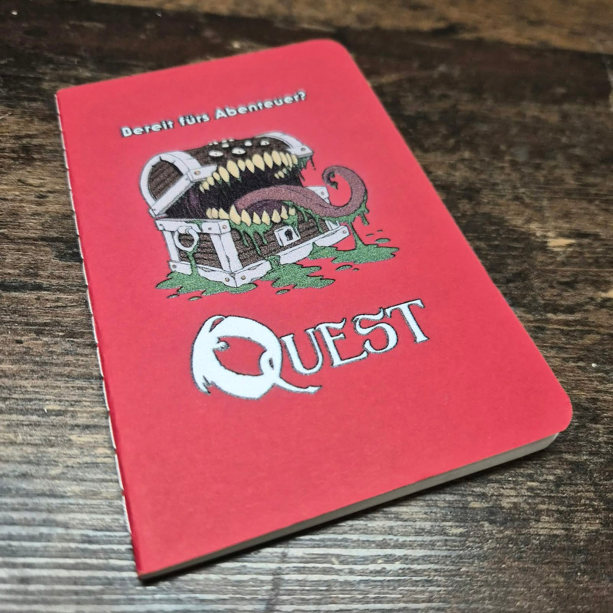 Diese Mimic liebt dich - Quest | Notizbuch Notebook Din A6