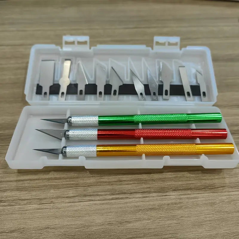 13-teiliges Skalpell-Set | Hobby Knife für Miniaturen