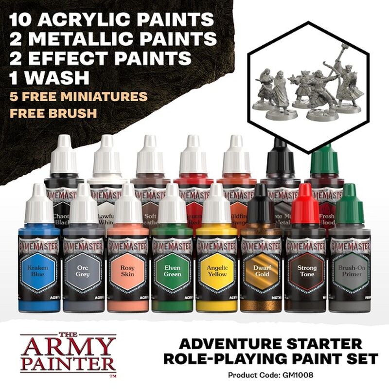 The Army Painter - GameMaster: Adventure Starter Role-playing Paint Set