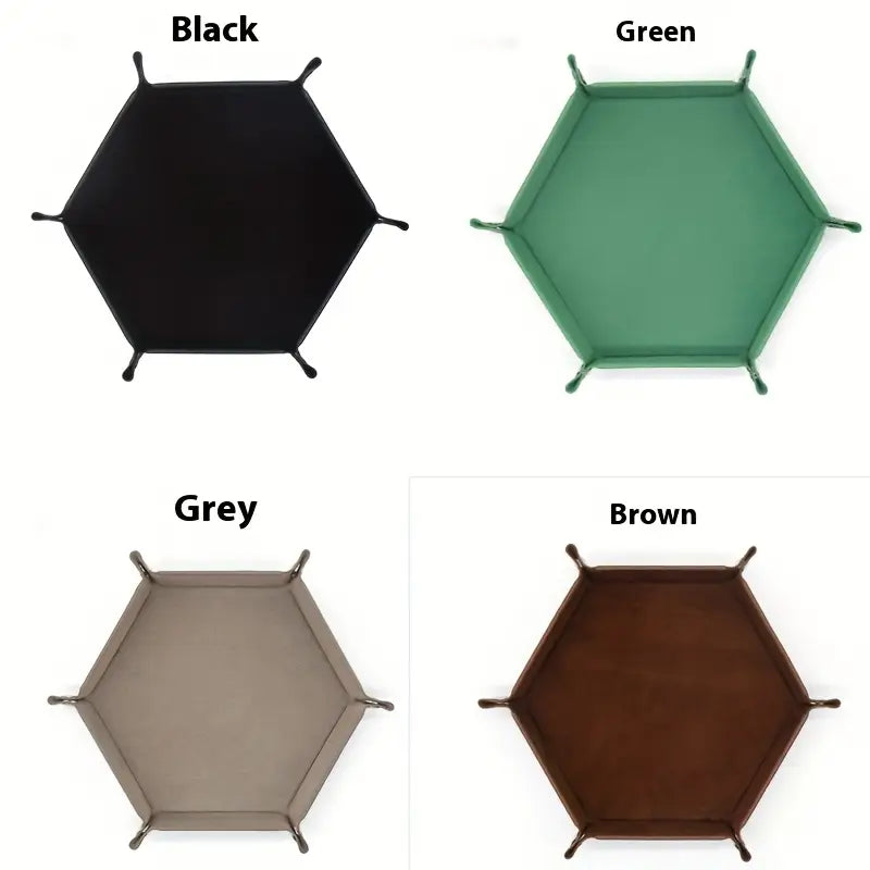 D20 Dicetray mit Kunstlederbezug | Würfelbox verschied. Farben