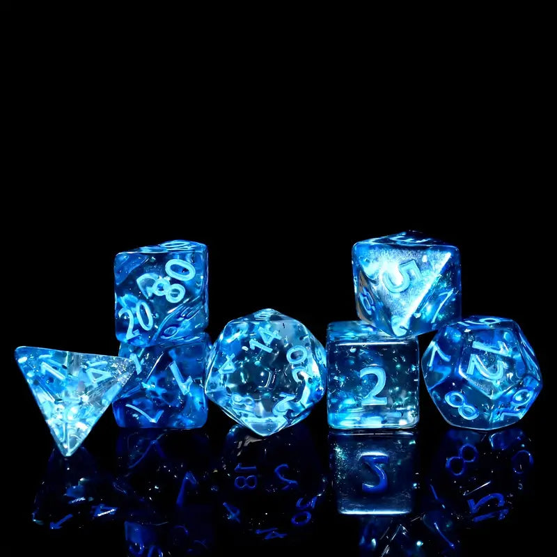 Blaues Wunder Diceset | 7-teiliges Würfelset