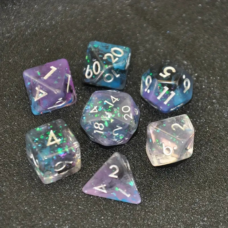 Spektral Dice | 7-teiliges Diceset inkl Würfelbeutel