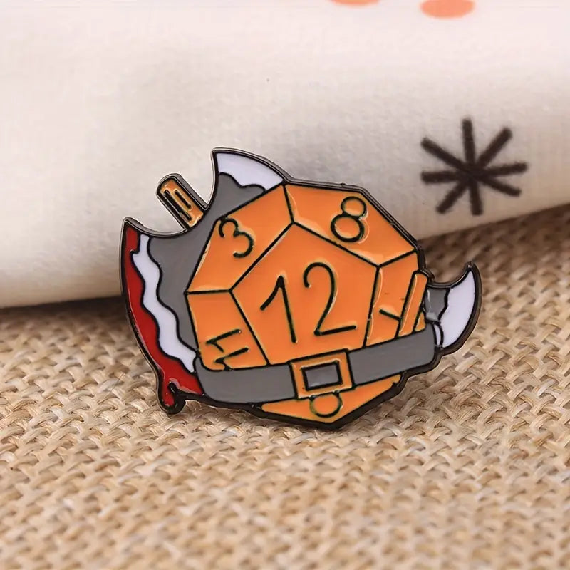 Anstecker Barbar | Fantasy Pin aus Metall