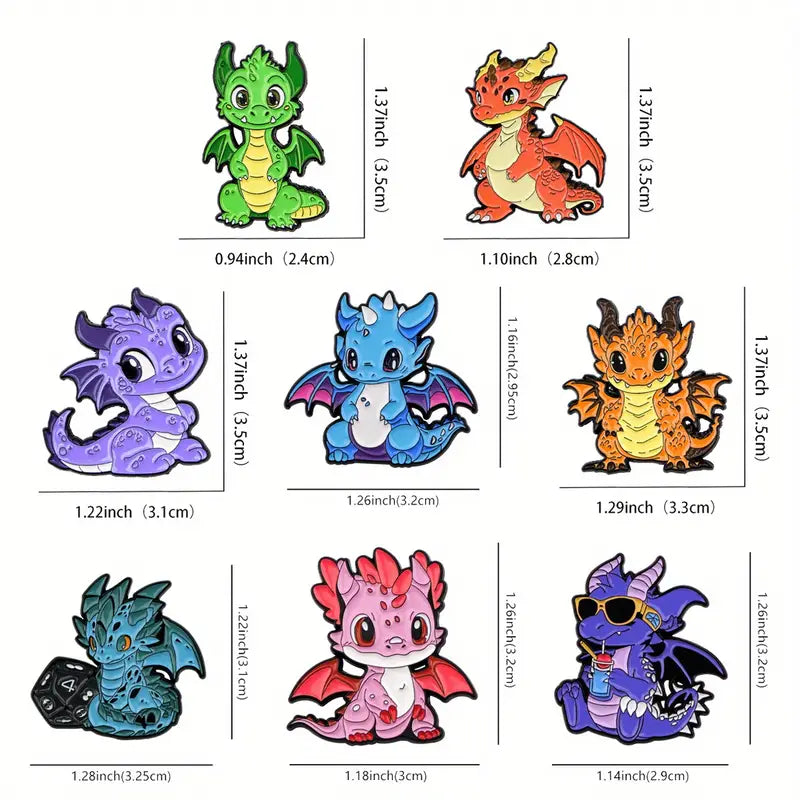 Mystery Dragon Anstecker | Random Drachen Pin
