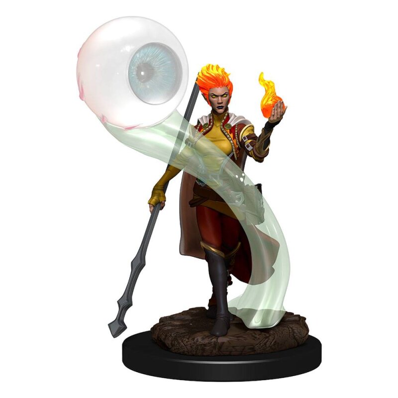 D&D ICONS OF THE REALMS PREMIUM FIGURES: FIRE GENASI WIZARD FEMALE