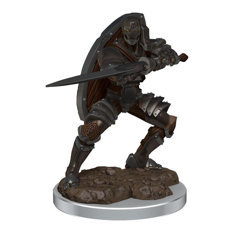 D&D ICONS OF THE REALMS PREMIUM FIGURES: MALE WARFORGED FIGHTER