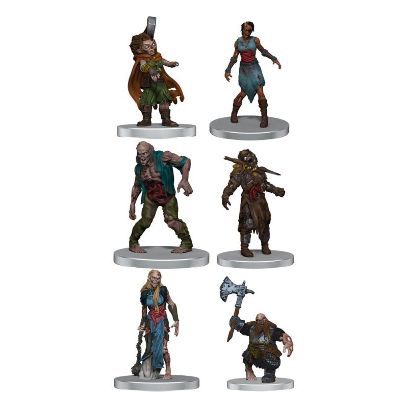 D&D Icons of the Realms: Undead Armies - Zombies (vorbemalt)