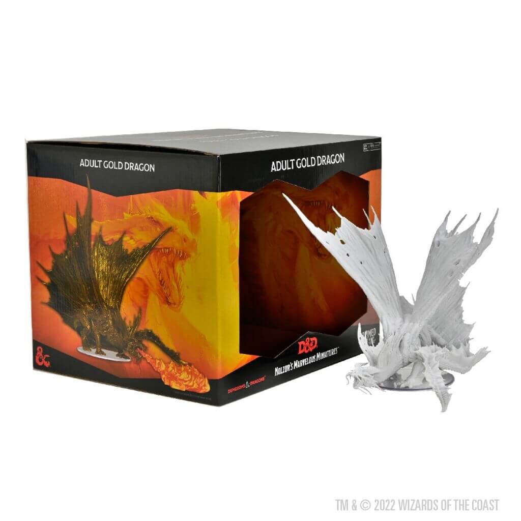 D&D Nolzur's Marvelous Miniatures: Adult Gold Dragon
