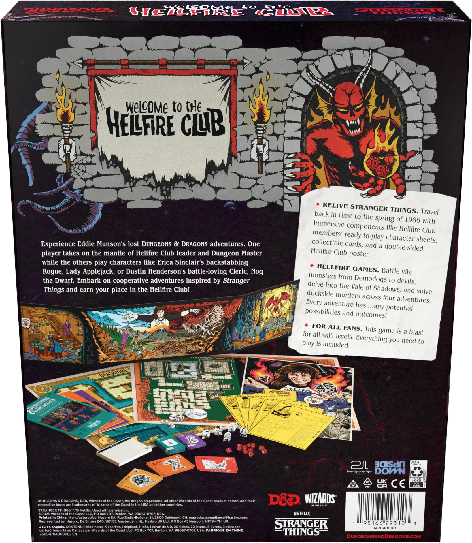 D&D Stranger Things Welcome to the Hellfire Club - EN
