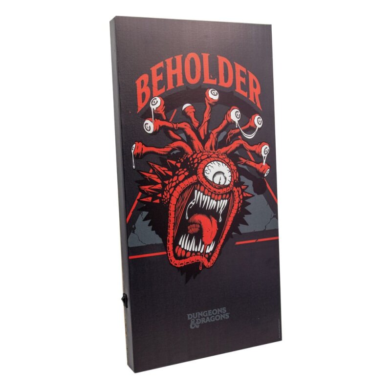 Dungeons & Dragons Canvas Poster Beholder (mit Licht!)