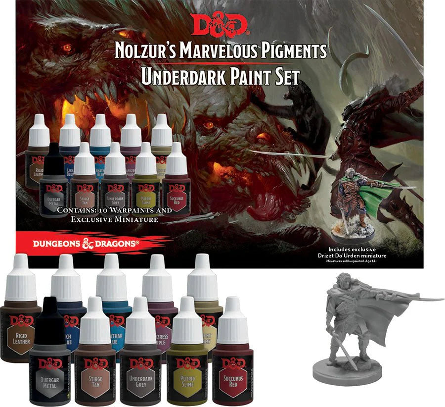 D&D NOLZUR'S MARVELOUS PIGMENTS - UNDERDARK PAINT SET