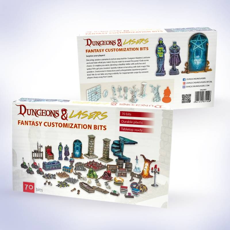 DUNGEONS & LASERS - FANTASY CUSTOMIZATION BITS - EN