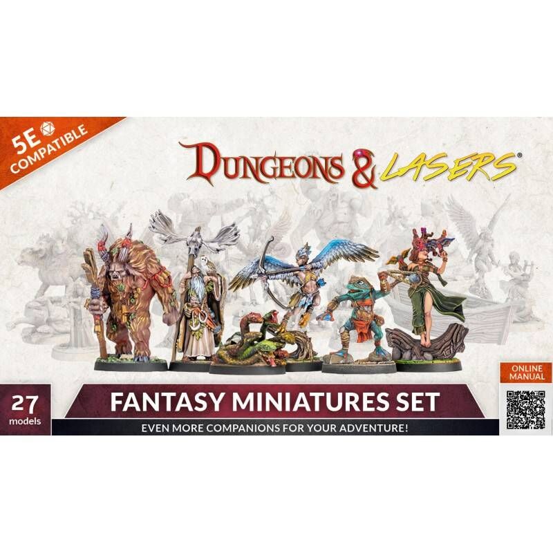 Dungeons & Lasers - Fantasy Miniatures Set - EN