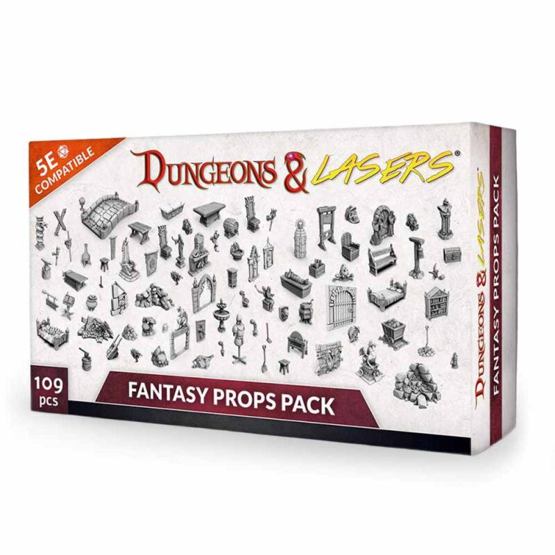 DUNGEONS & LASERS - FANTASY PROPS PACK - EN