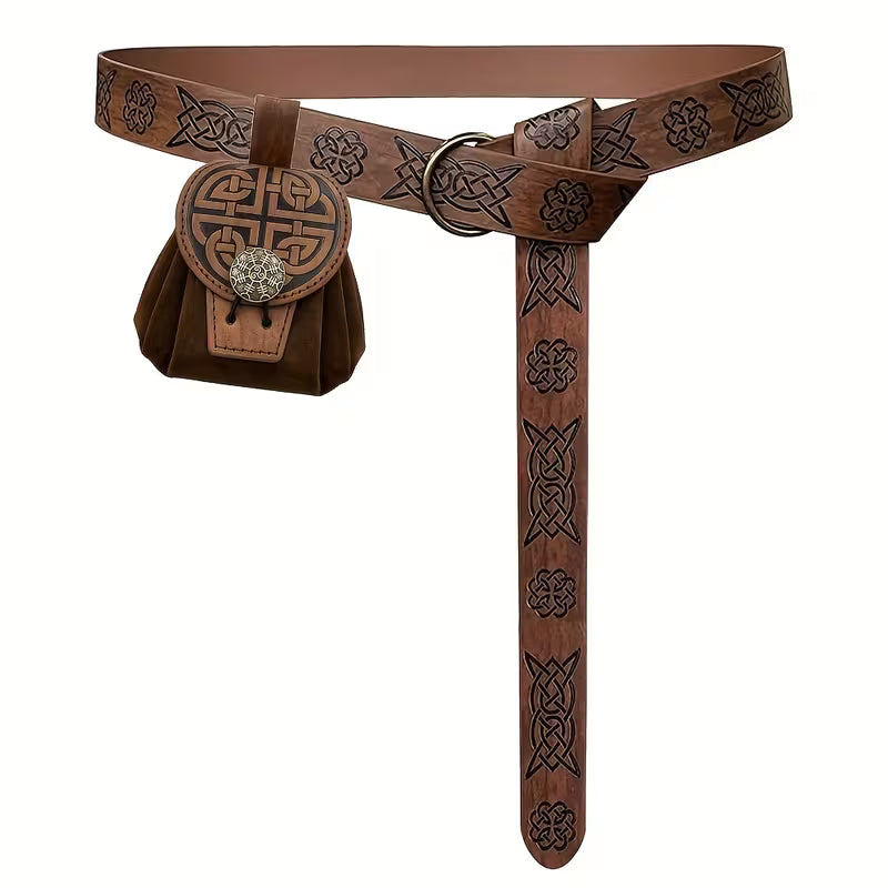 Abenteurerset "Grenzwinkel" mit Gürtel und Würfelbeutel