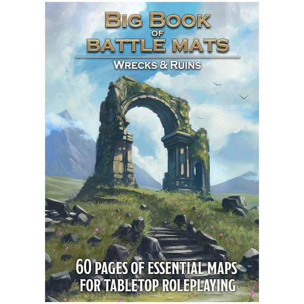 Big Book of Battle Mats: Wrecks & Ruins (A4)