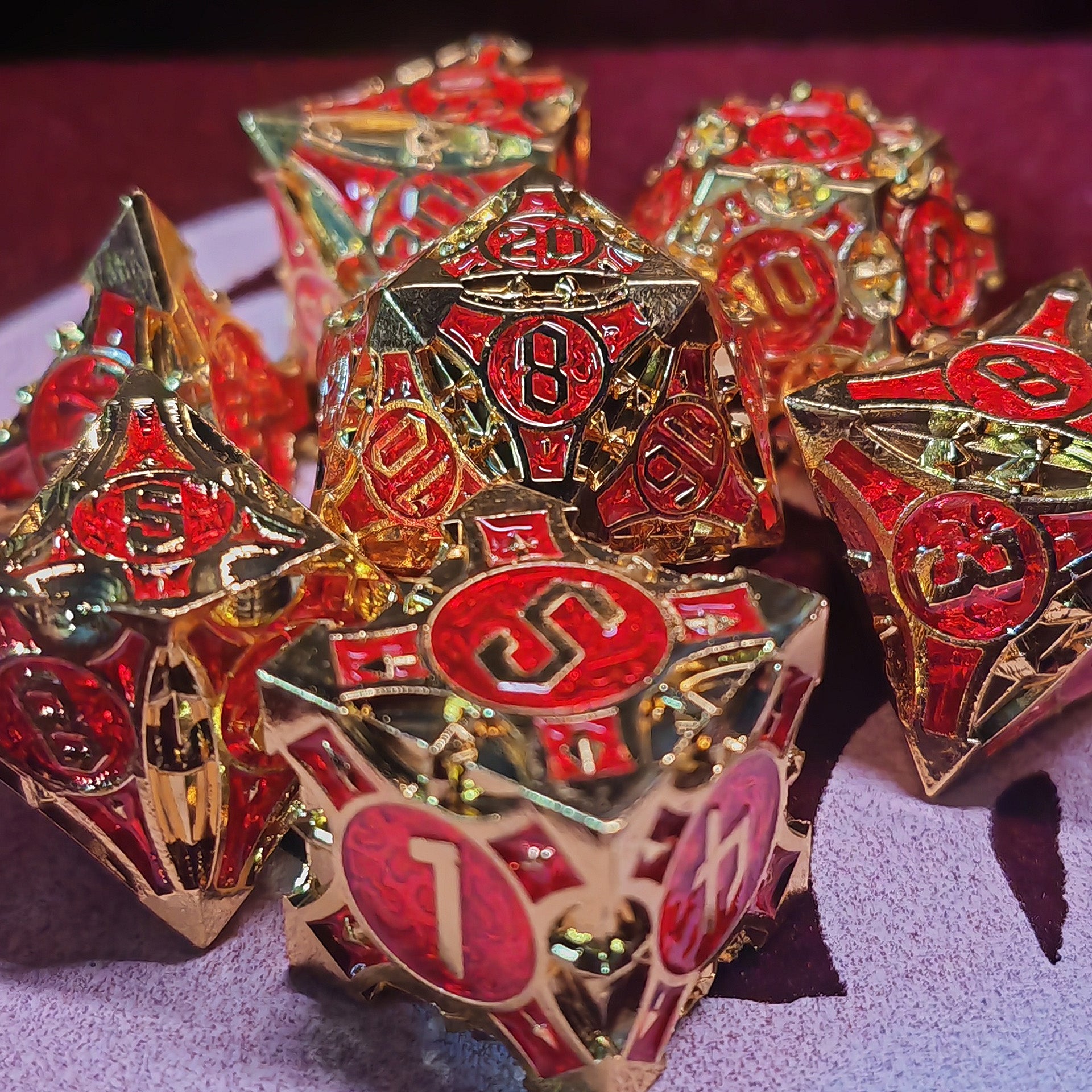 Greifen Rot Magic Set | Metall | 7-Teilig