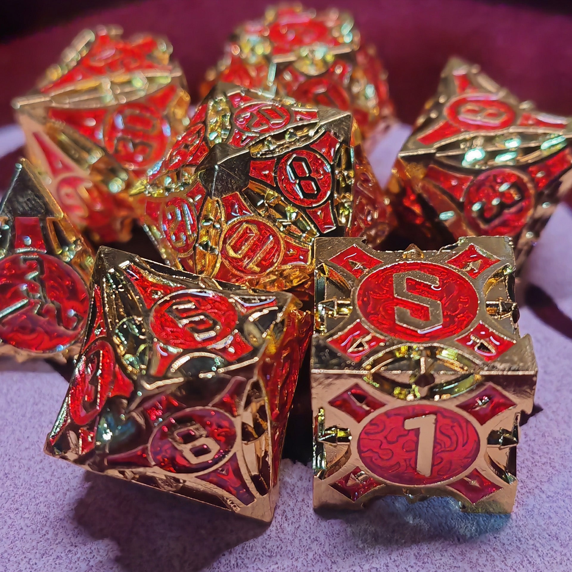 Greifen Rot Magic Set | Metall | 7-Teilig