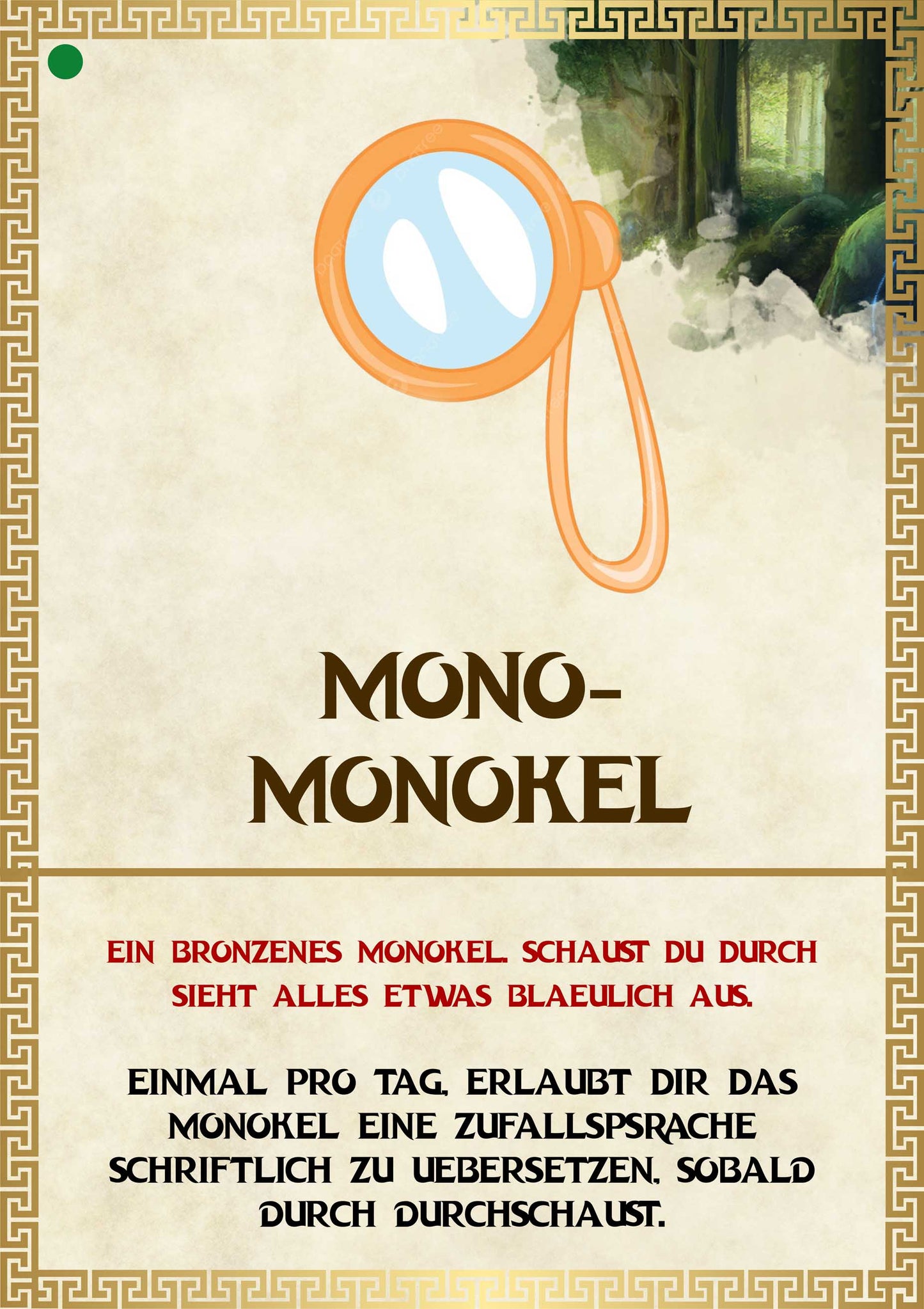 50 magische Items | Set 1 | D&D 5e kompatibel
