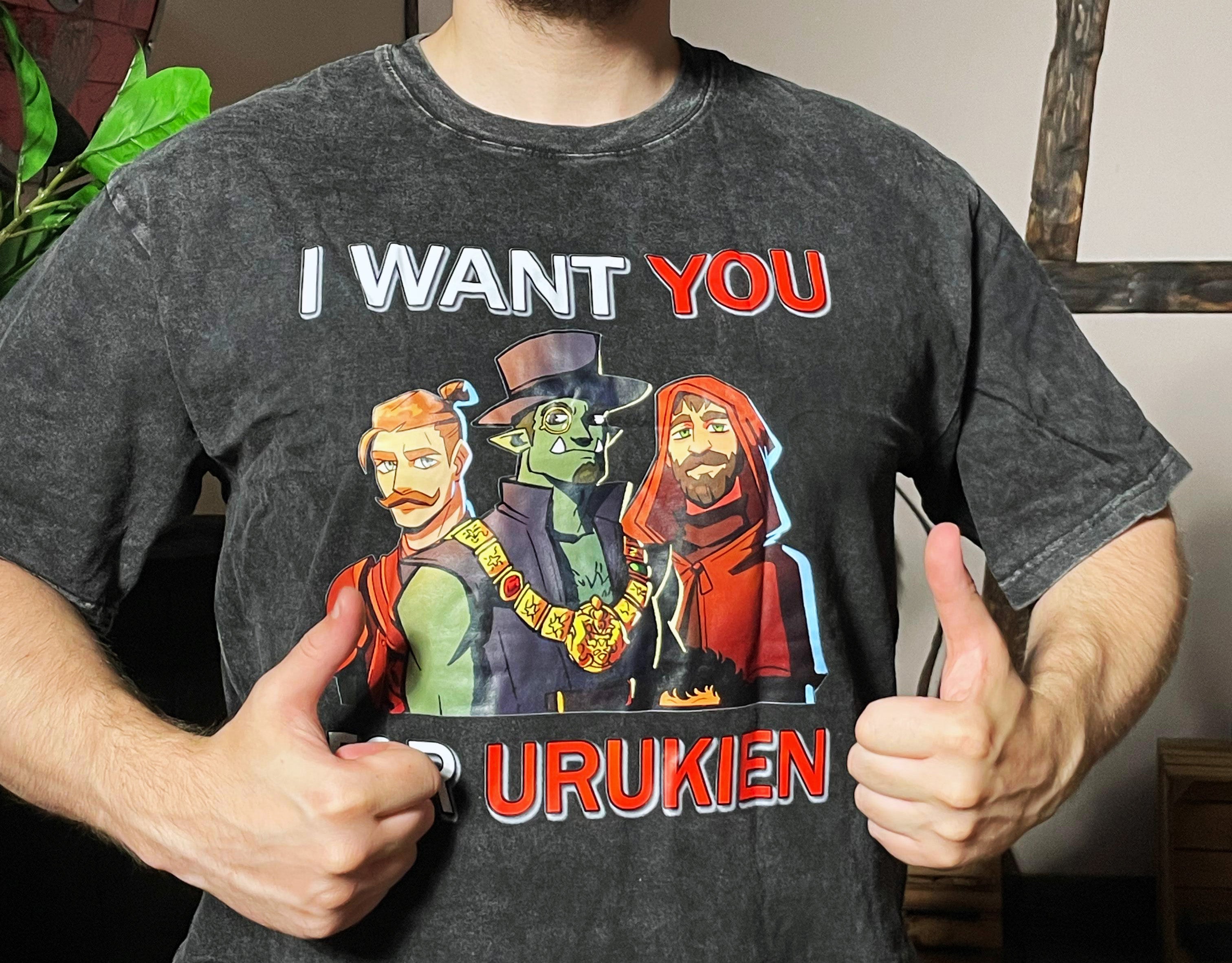 I want you for Urukien - Justiziare Quest Shirt Fan Tshirt