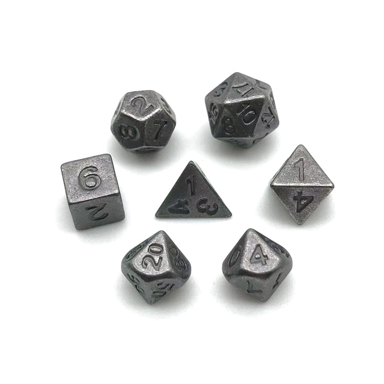 Mini Metallwürfelset | 7-teilig DnD
