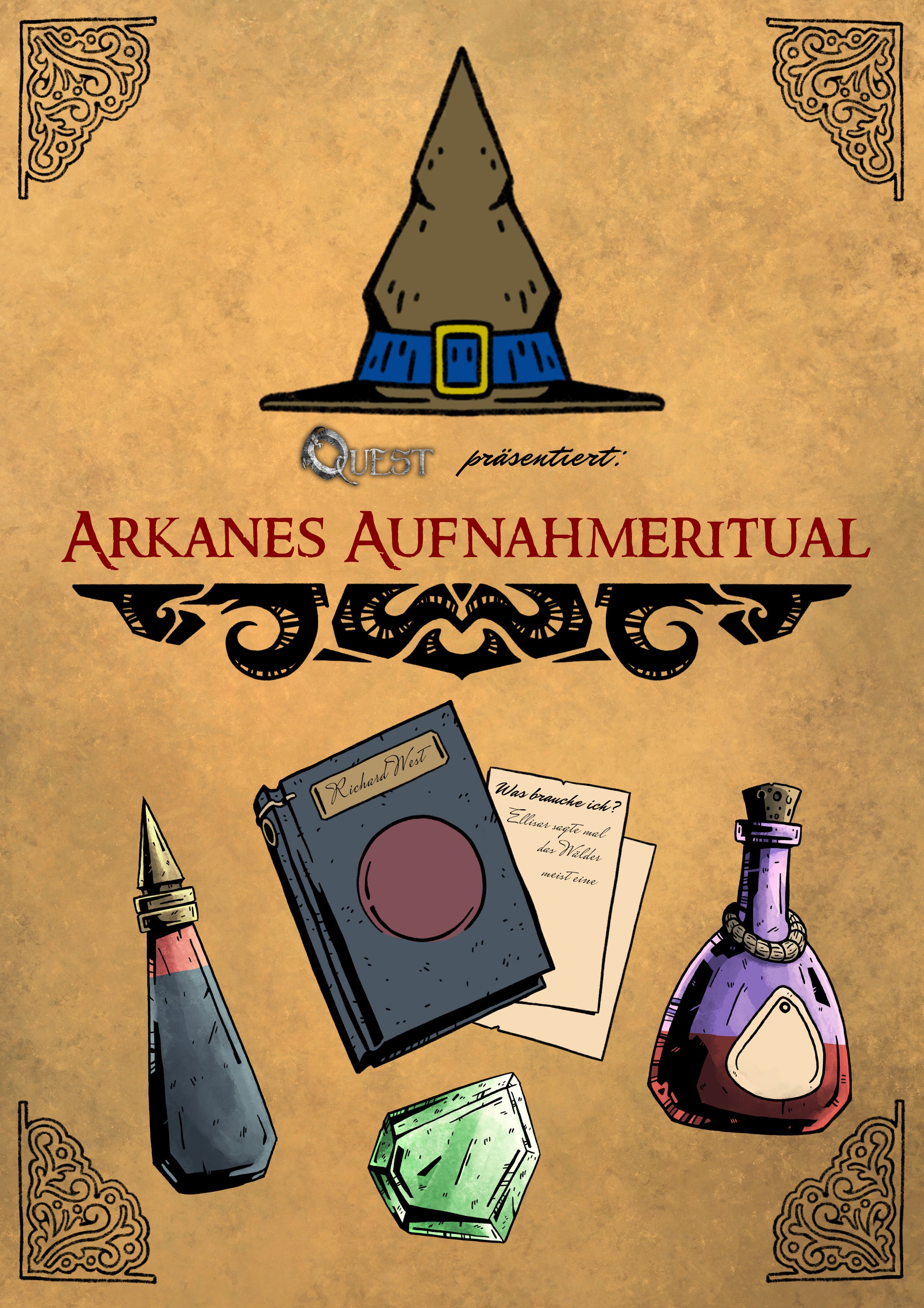 Quest Oneshot Abenteuer: "Das Arkane Aufnahmeritual" | 5e