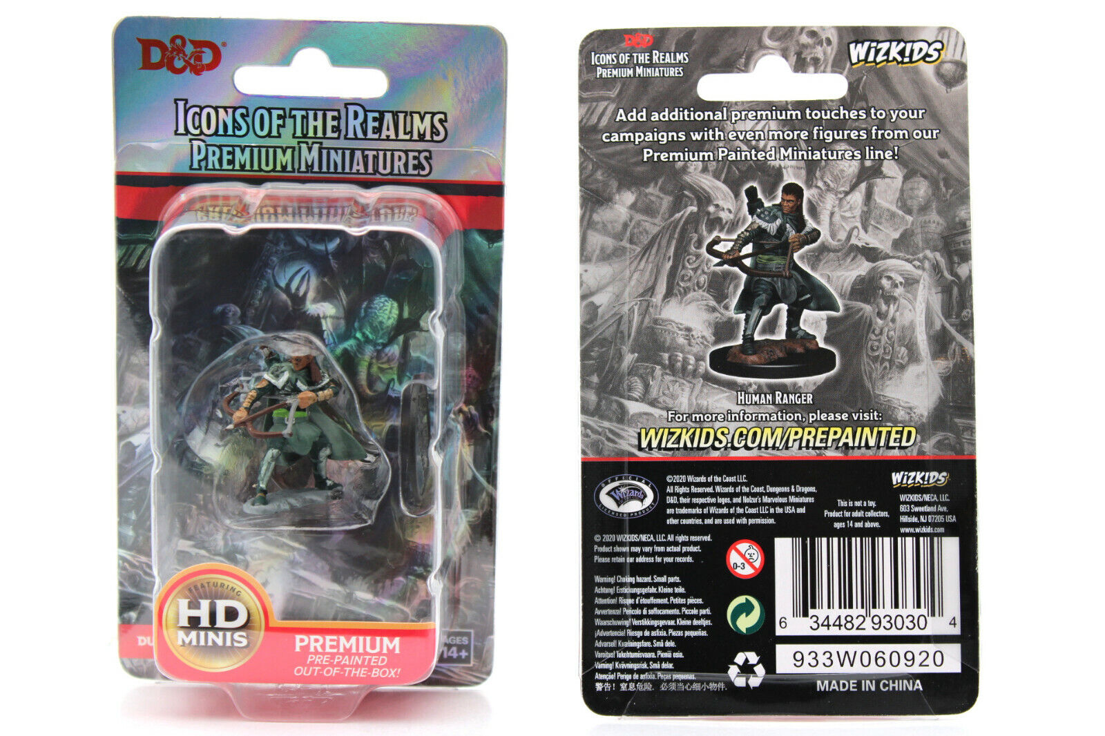 D&D ICONS OF THE REALMS: PREMIUM PAINTED FIGURE - HUMAN RANGER MALE