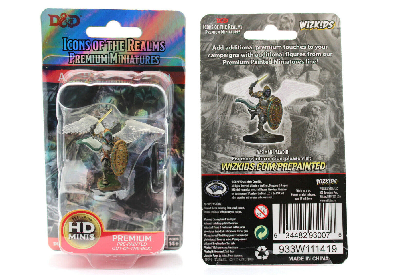 D&D Icons of the Realms Premium Figures: Aasimar Male Paladin