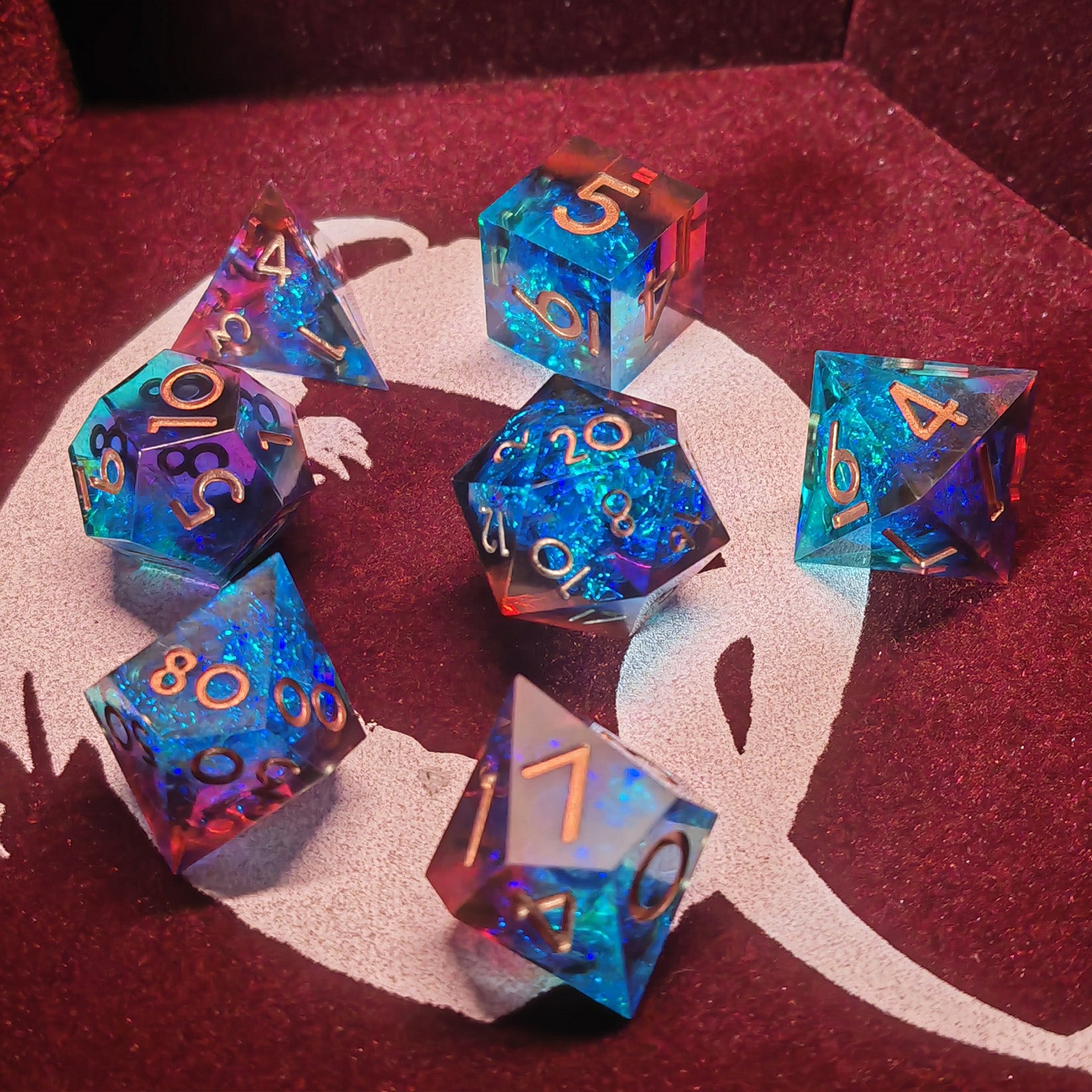 Space Dice Würfel Set | 7-Teilig