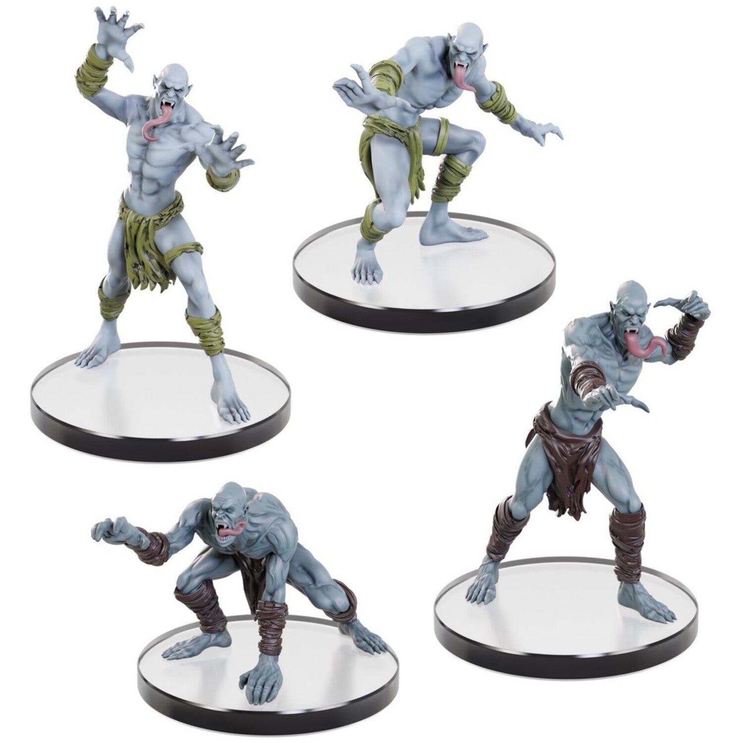 D&D Icons of the Realms: Undead Armies - Ghouls & Ghasts - vorbemalt