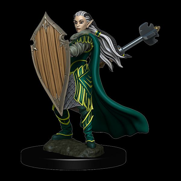 D&D ICONS OF THE REALMS: PREMIUM PAINTED FIGURE - ELF PALADIN FEMALE