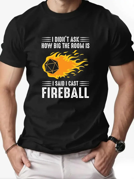 "I CAST FIREBALL" - Tshirt