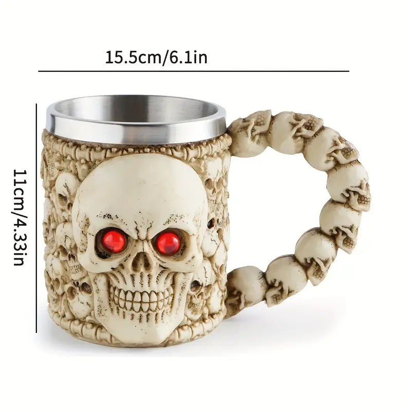 Totenkopf Krug "Lich" | 0,3L Becher