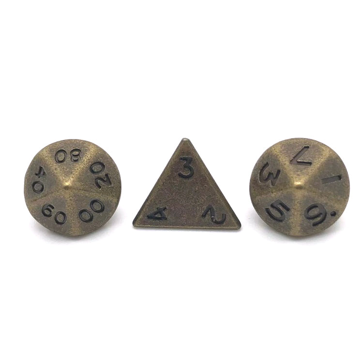 Mini Metallwürfelset | 7-teilig DnD