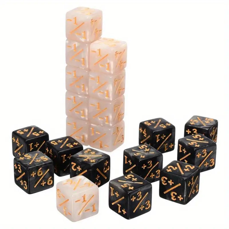 Counter-Würfel - 10er Pack | Negativ + Positiv