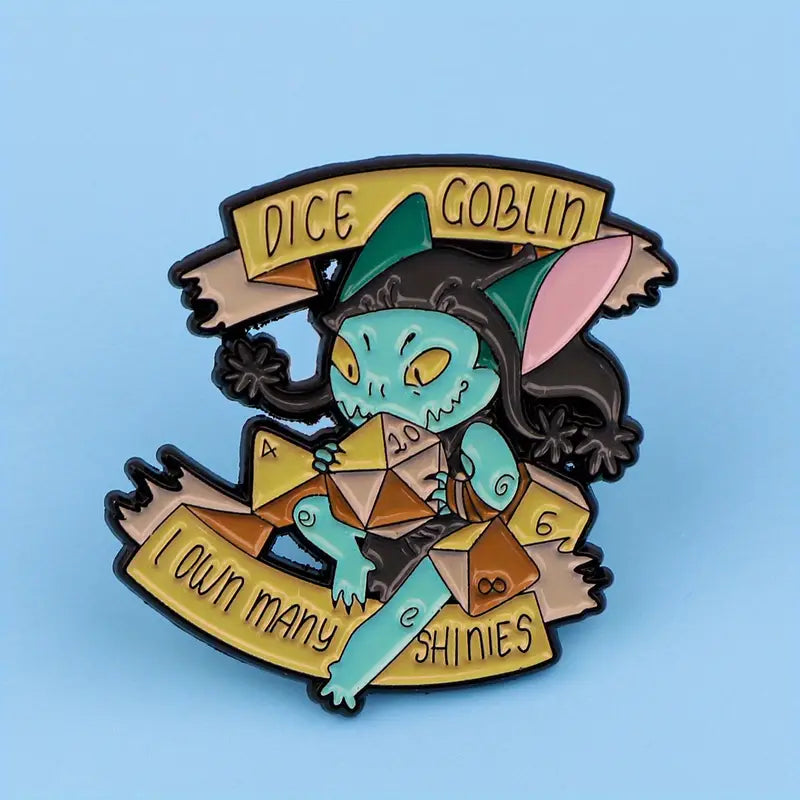 Dice Goblin Anstecker | Metall
