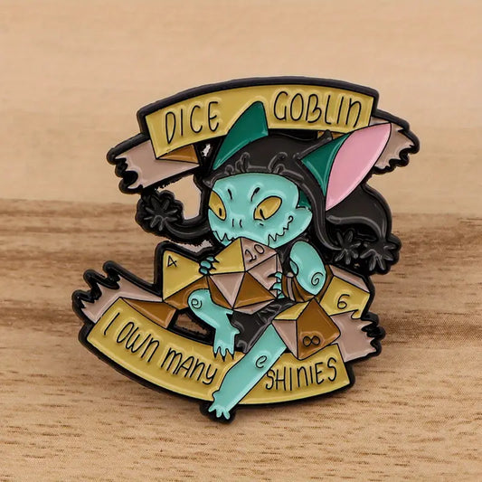 Dice Goblin Anstecker | Metall
