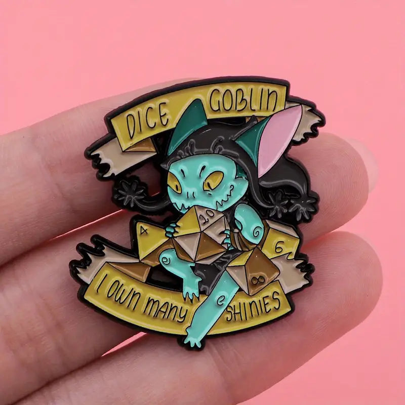 Dice Goblin Anstecker | Metall