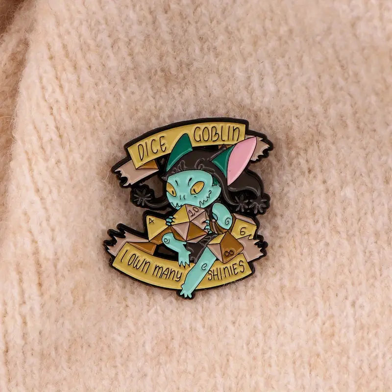 Dice Goblin Anstecker | Metall