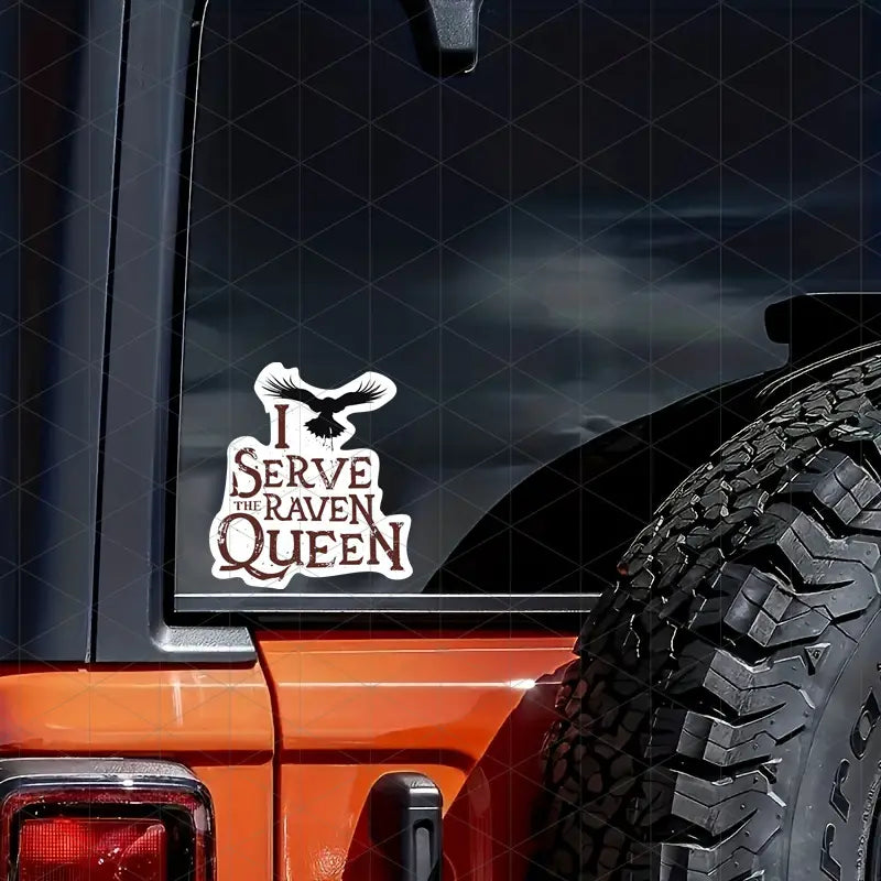 I serve the Raven Queen - Vinyl Aufkleber | Auto