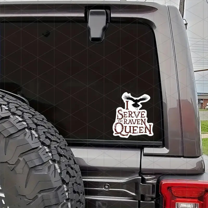 I serve the Raven Queen - Vinyl Aufkleber | Auto