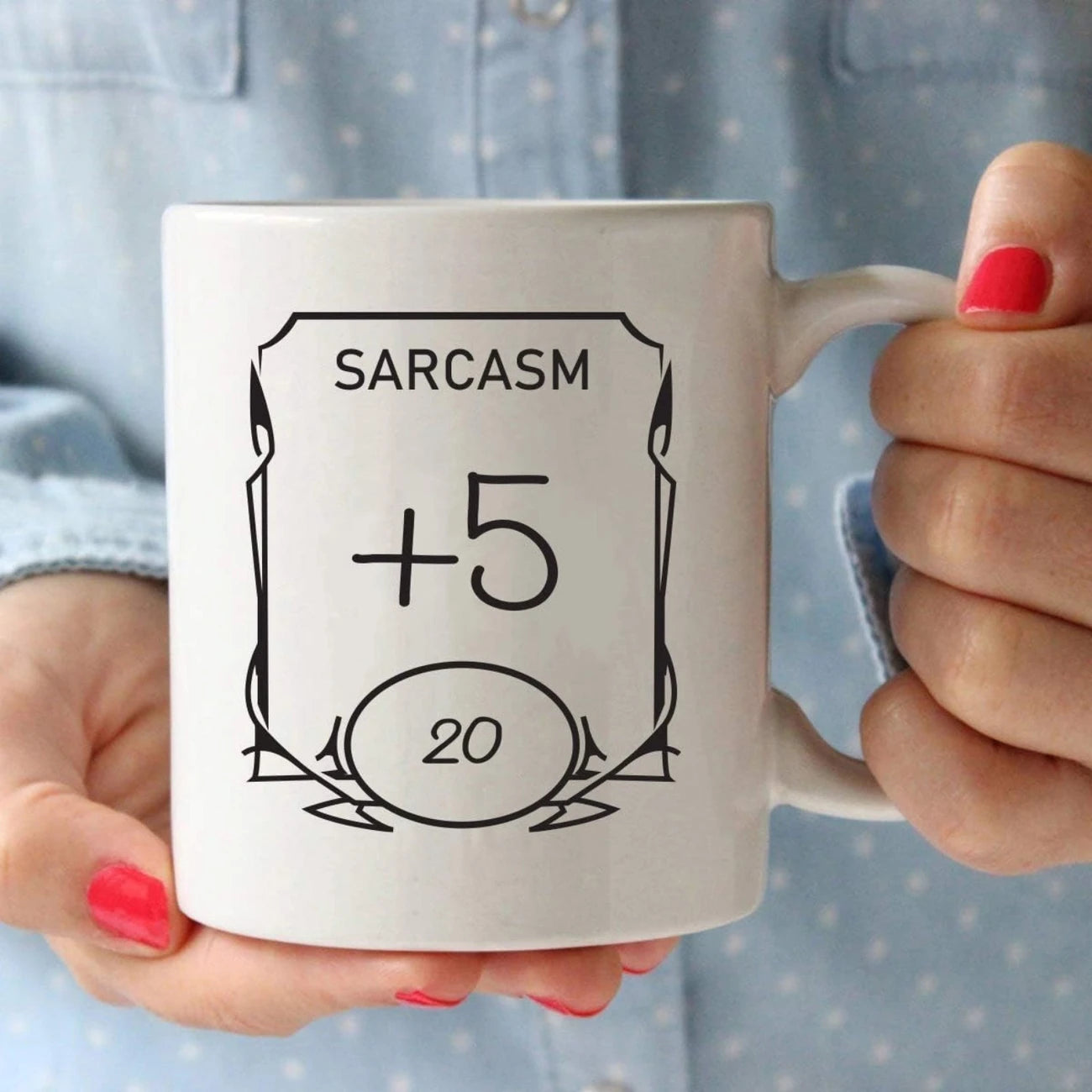 +5 Sarkasmus Tasse | Kaffeetasse